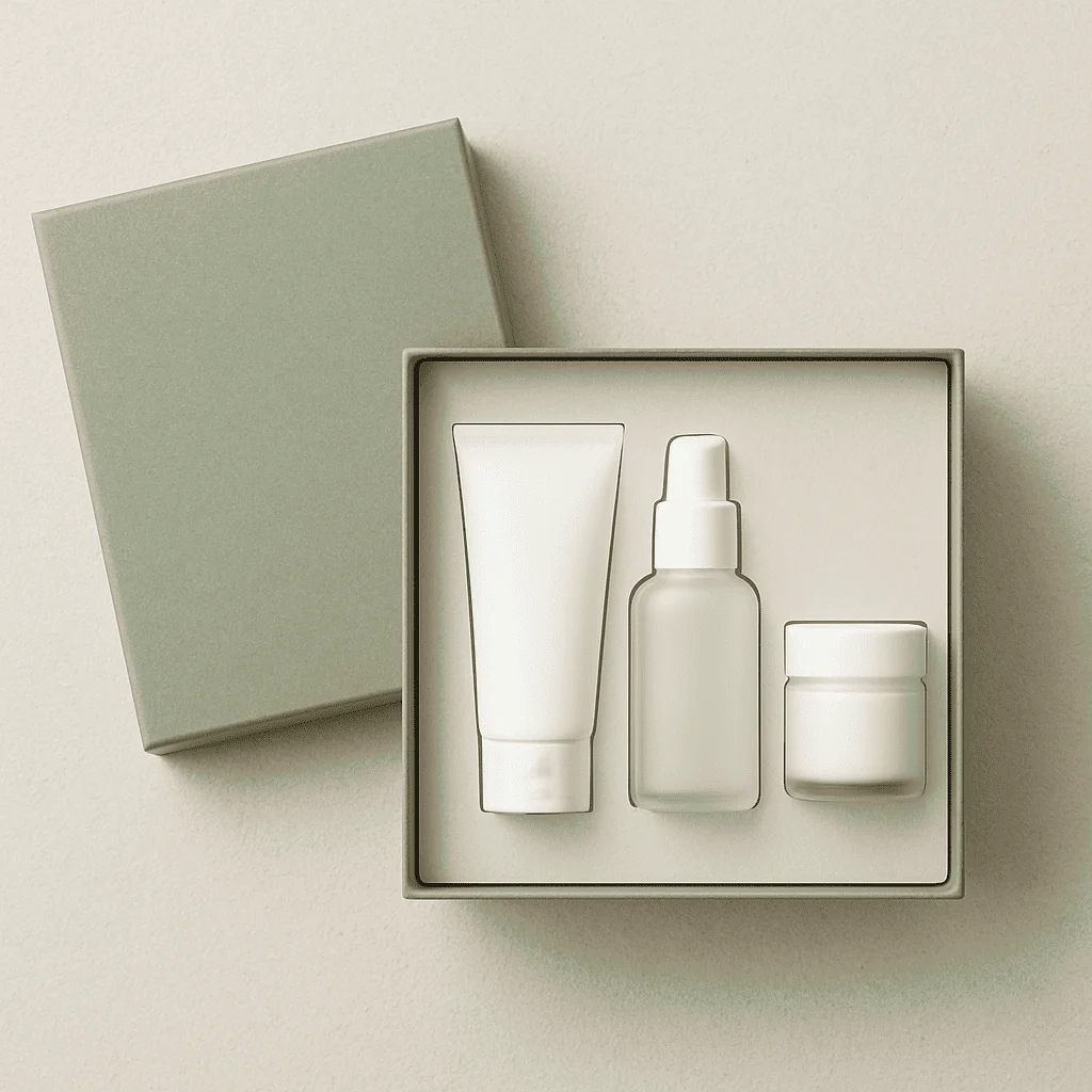 Skincare set packaging