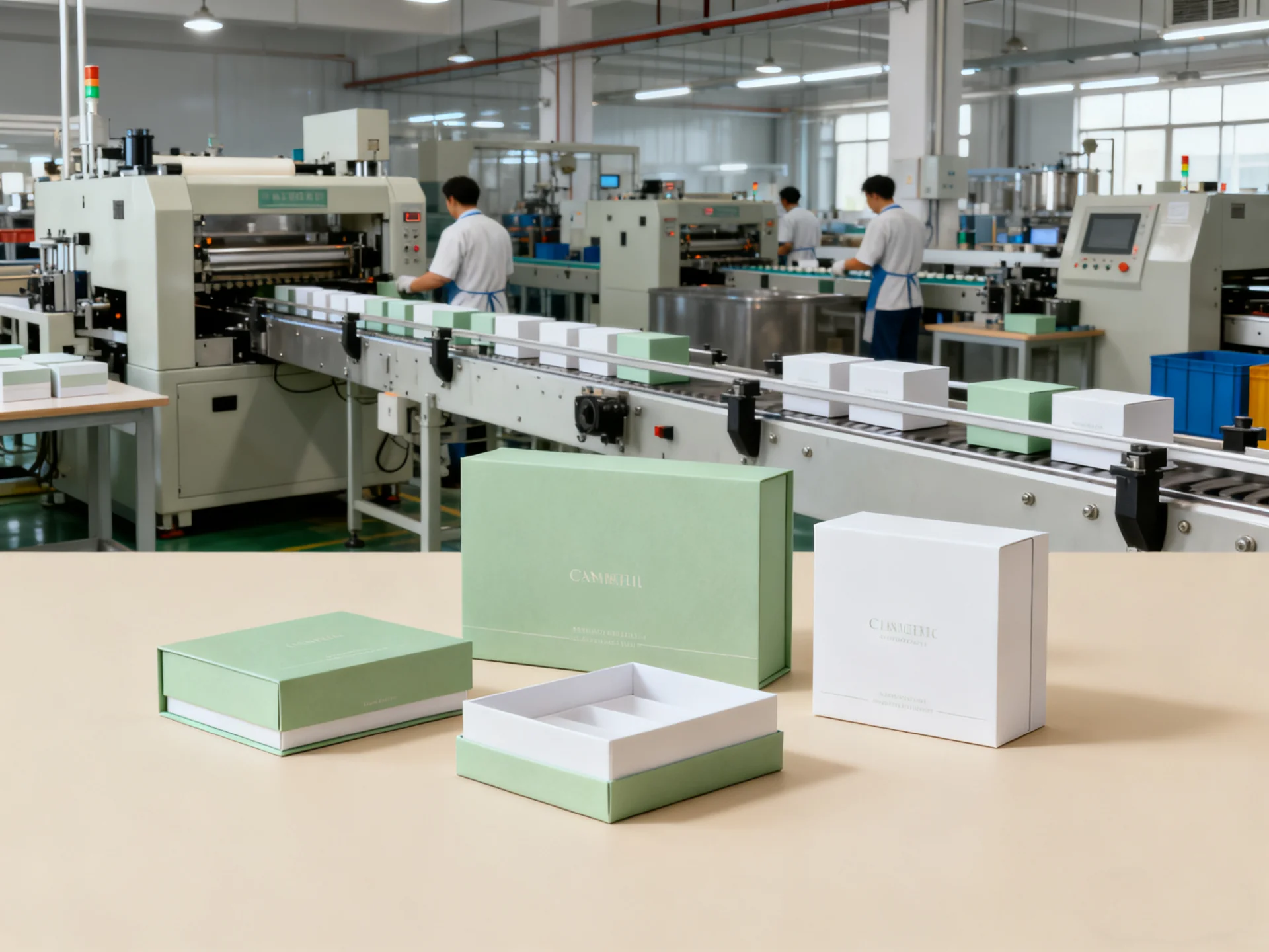 Modern packaging factory production line
