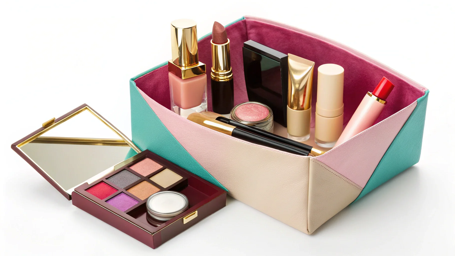 alt with keywords: a person unboxing a beauty subscription box