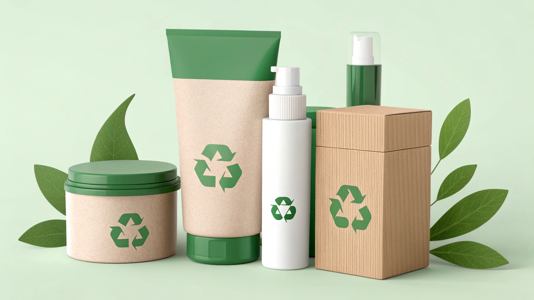 An infographic showing the lifecycle of sustainable packaging alt with keywords