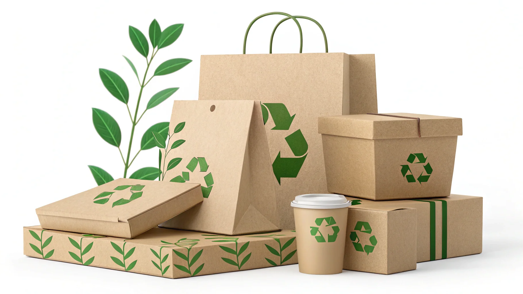 a cosmetic box made from recycled kraft paper