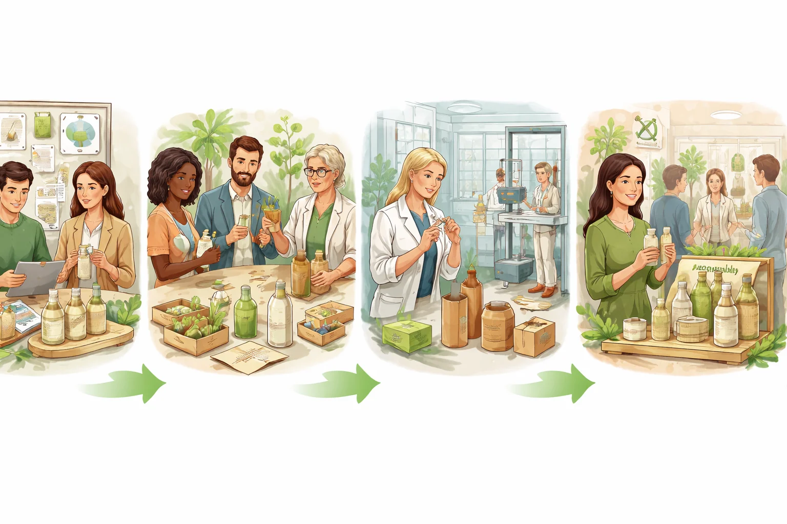 A flowchart showing the step-by-step process for implementation alt with keywords