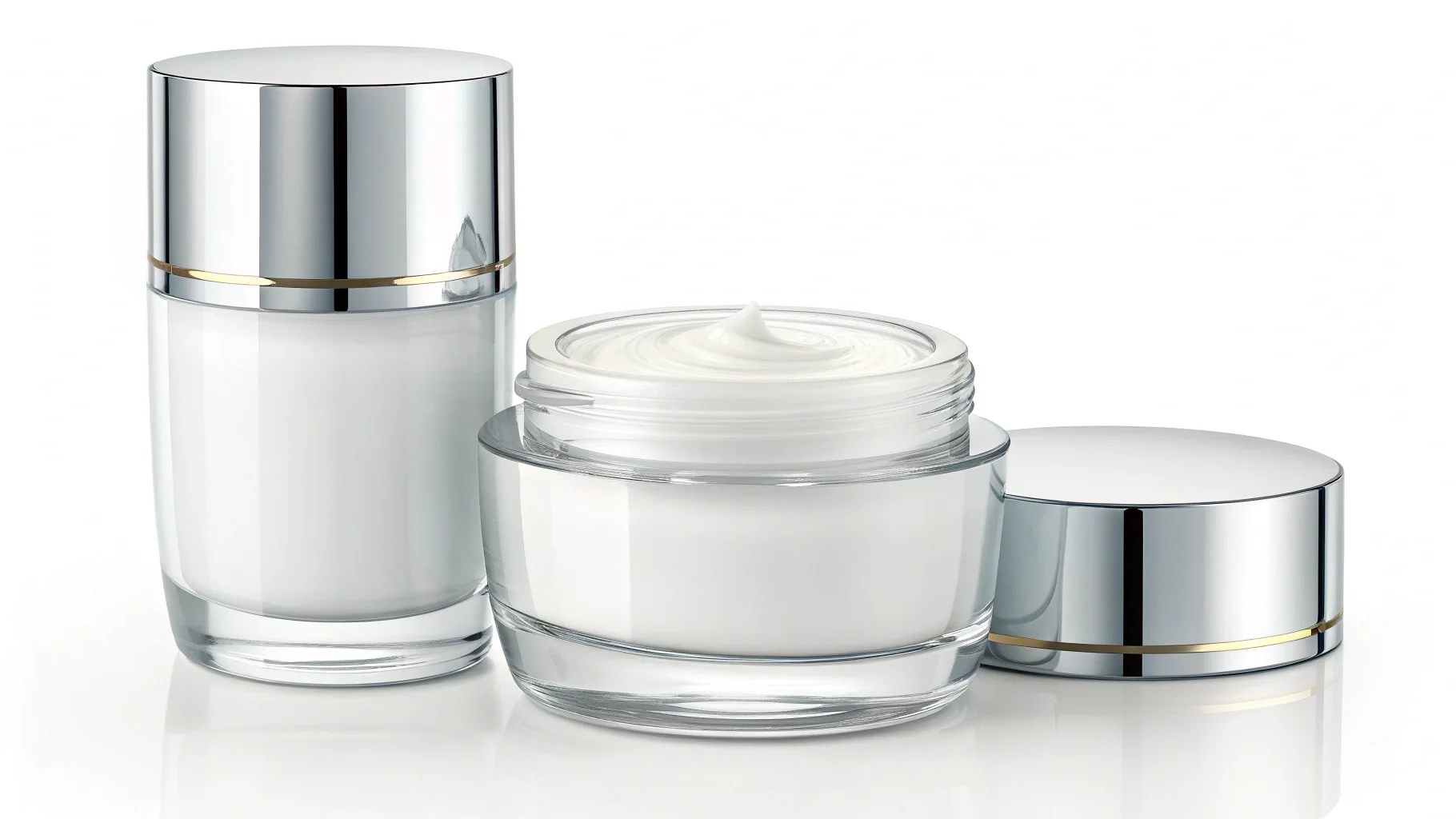 Chart showing the benefits of glass packaging for beauty brands.