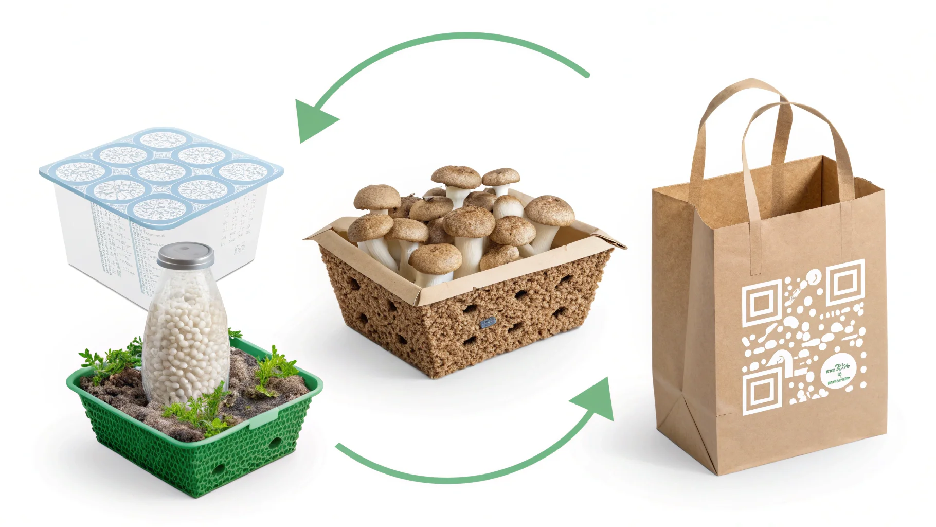 A futuristic-looking cosmetic pod that is part of a refill system