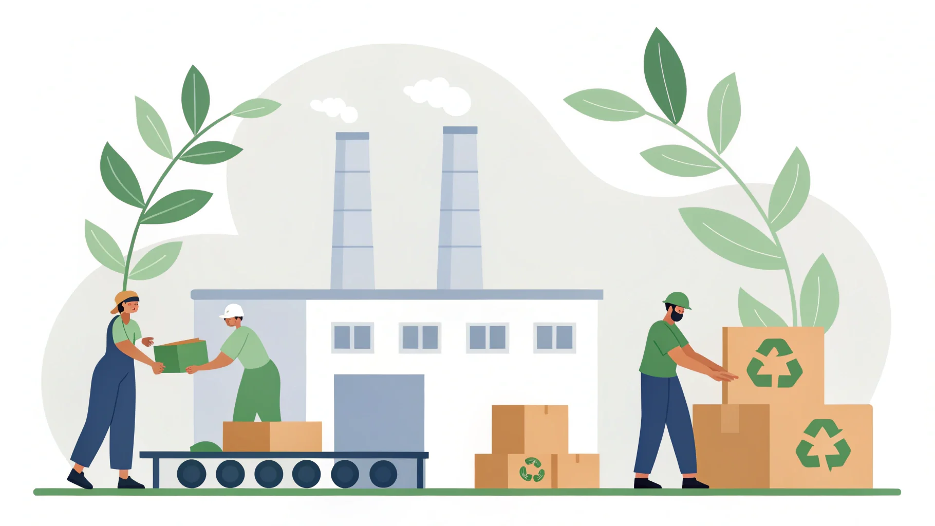 A flowchart showing the steps from design to production