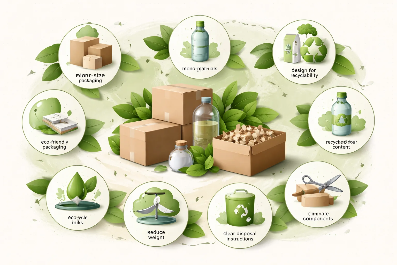 a designer sketching out a rightsized package on a computer