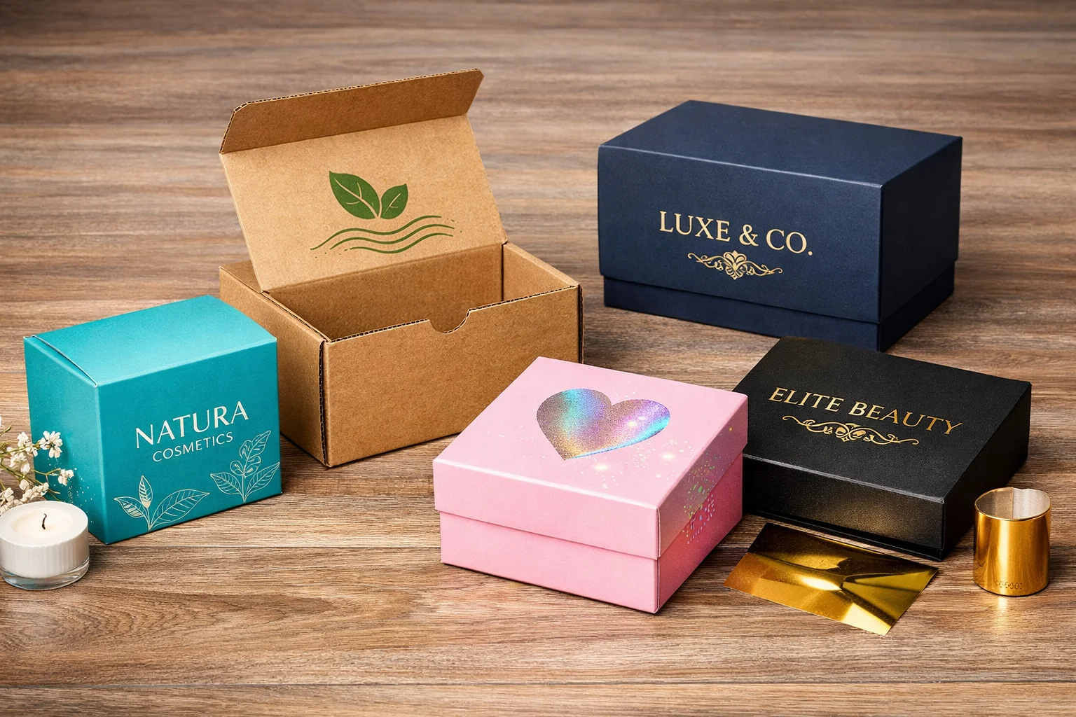 a swatch book showing different paper finishes and colors