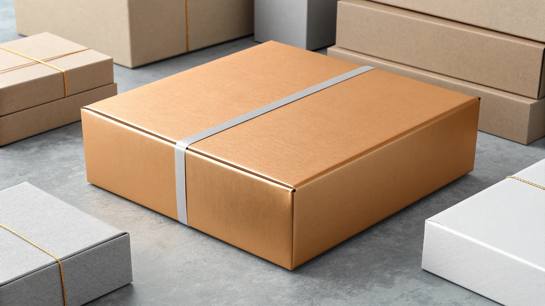 A simple but elegant serum box design, showcasing budget-friendly customization