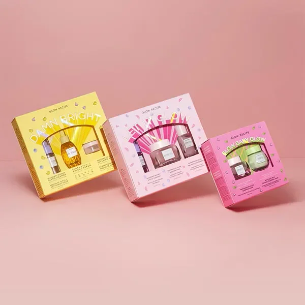 When to Use Window Gift Boxes A customer looking at a window box in a retail store