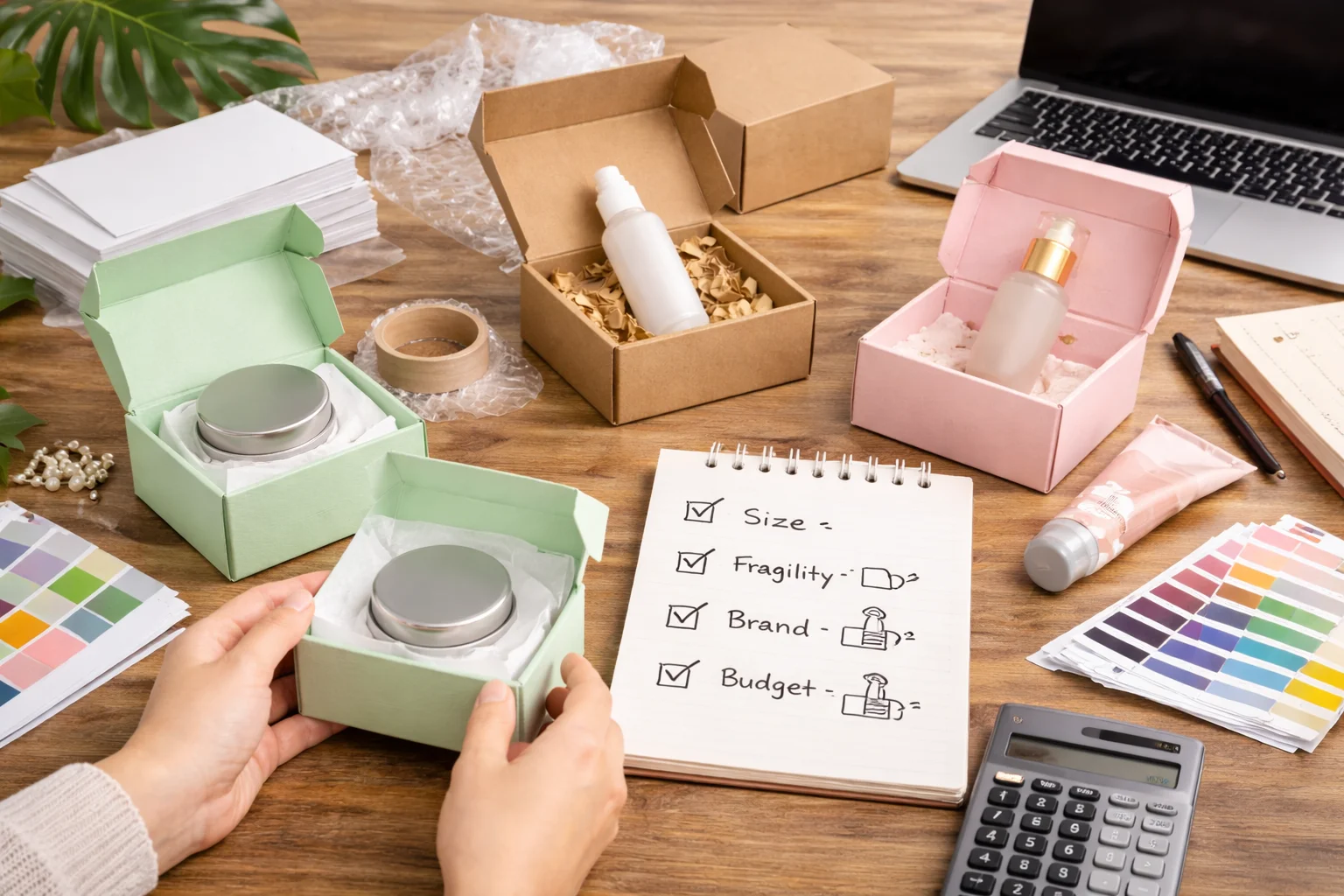 checklist for choosing a cosmetic box