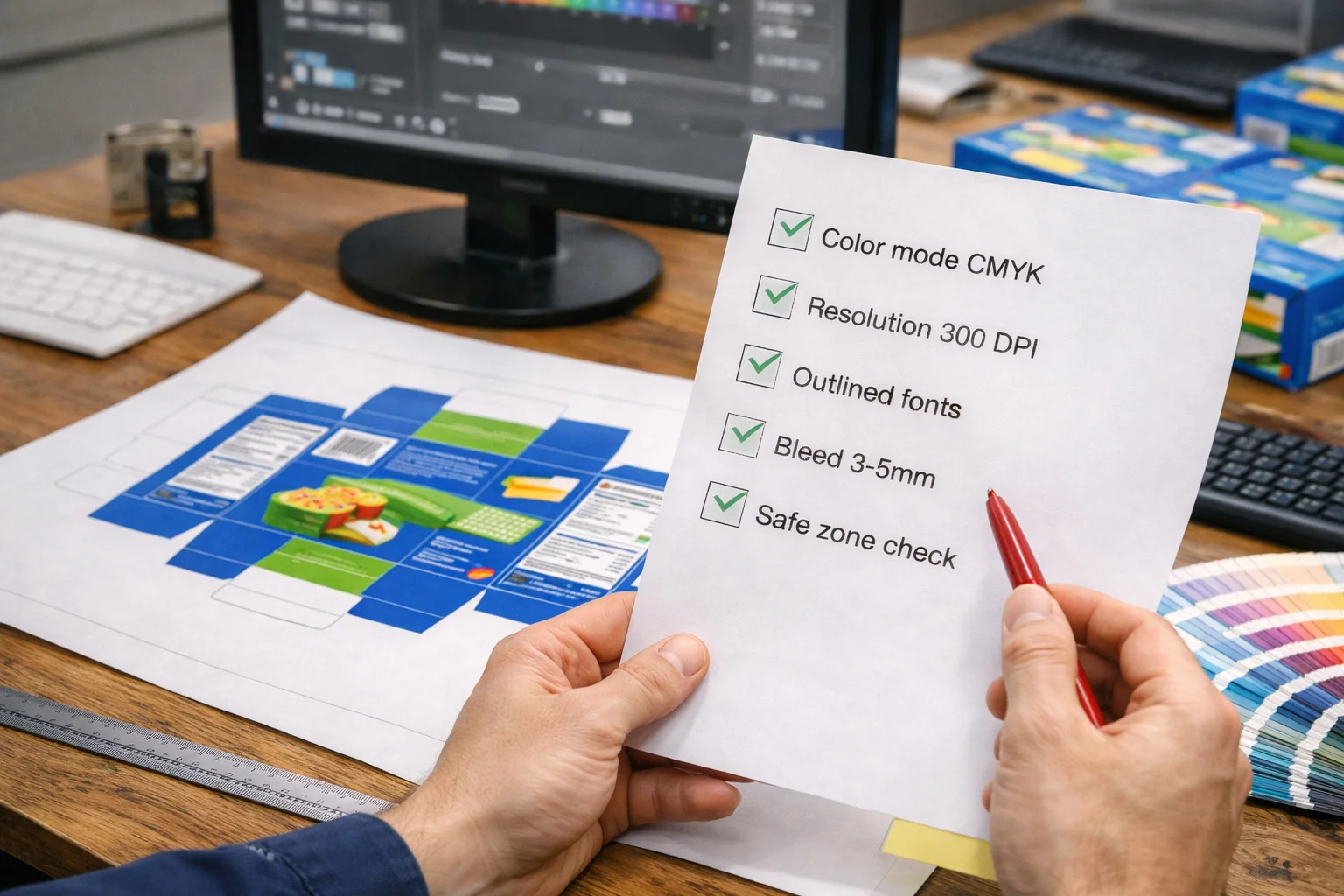 Print-Ready Checklist A simple checklist on a clipboard